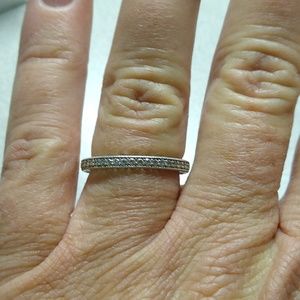 Pandora Sparkle & Hearts Ring